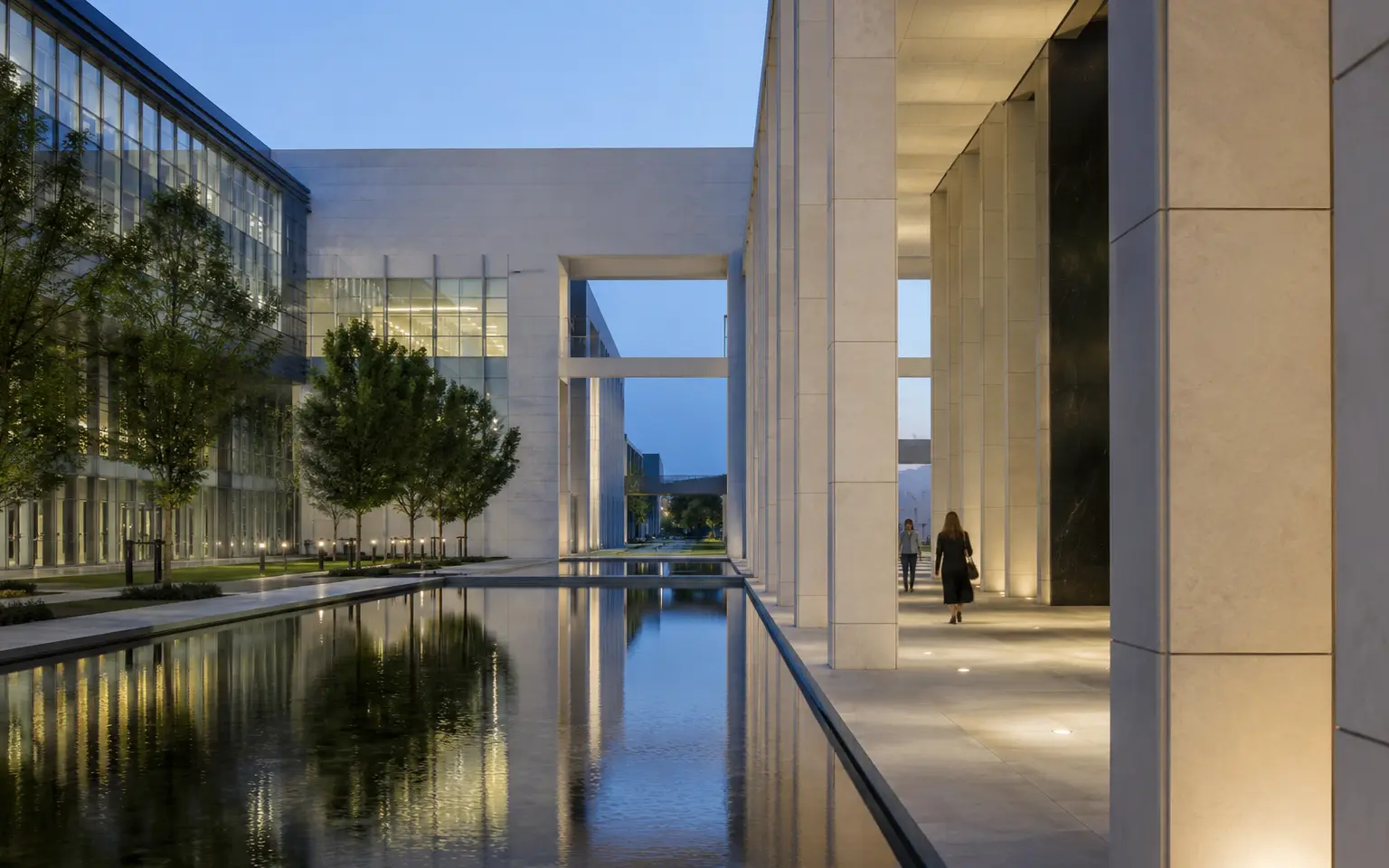 Institutional architecture representing cooperation
